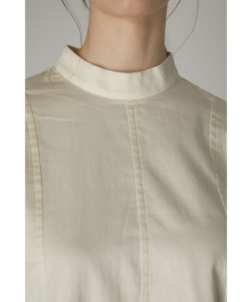RIM.ARK(リムアーク)/Back open high neck blouse/img07