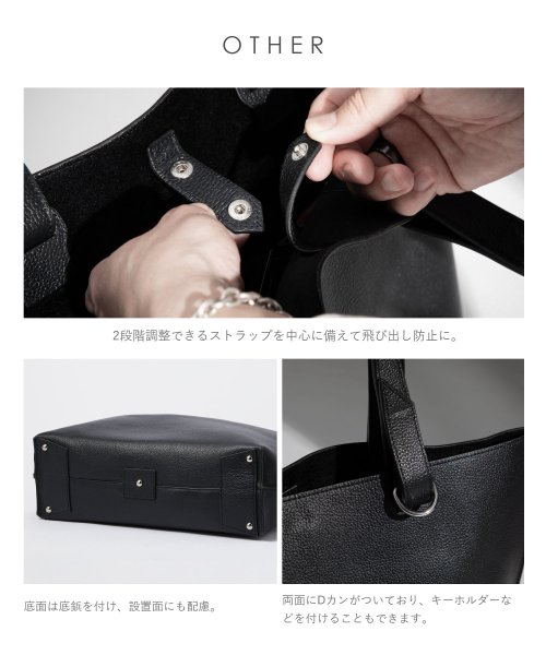 GUIONNET(GUIONNET)/GUIONNET NOIR トートバッグ ビジネストート バッグ 本革 ギオネノワール EVERYDAY TOTE メンズ レディース ビジネス ビジネスバック/img15