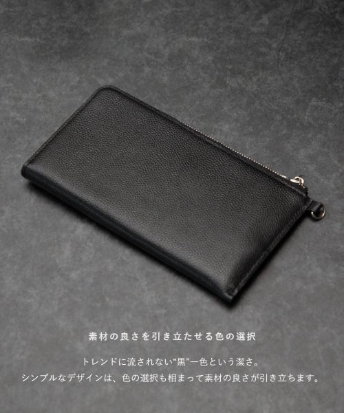 GUIONNET(GUIONNET)/GUIONNET NOIR 長財布 フラグメントケース メンズ レディース 財布 レザー ギオネノワール EVERYDAY FRAGMENT  本革  L字ファ/img08