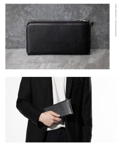 GUIONNET(GUIONNET)/GUIONNET NOIR 長財布 フラグメントケース メンズ レディース 財布 レザー ギオネノワール EVERYDAY FRAGMENT  本革  L字ファ/img09