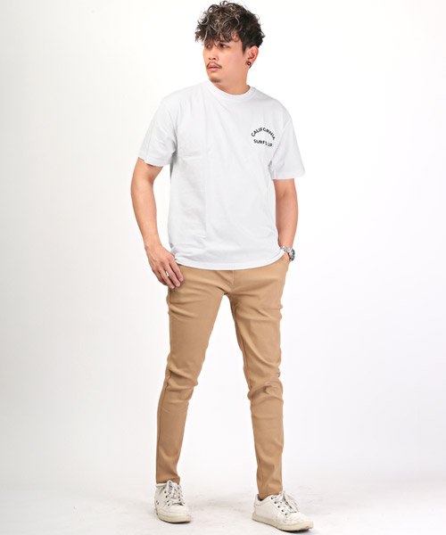 LUXSTYLE(ラグスタイル)/CaliforniaバックイラストプリントTシャツ/ Tシャツ メンズ 半袖 プリントTシャツ ロゴ イラスト サーフ/img05