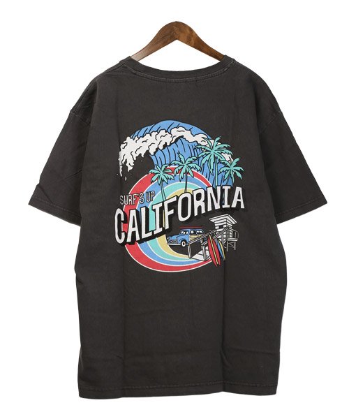 LUXSTYLE(ラグスタイル)/CaliforniaバックイラストプリントTシャツ/ Tシャツ メンズ 半袖 プリントTシャツ ロゴ イラスト サーフ/img09