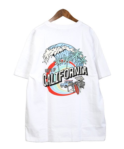 LUXSTYLE(ラグスタイル)/CaliforniaバックイラストプリントTシャツ/ Tシャツ メンズ 半袖 プリントTシャツ ロゴ イラスト サーフ/img11