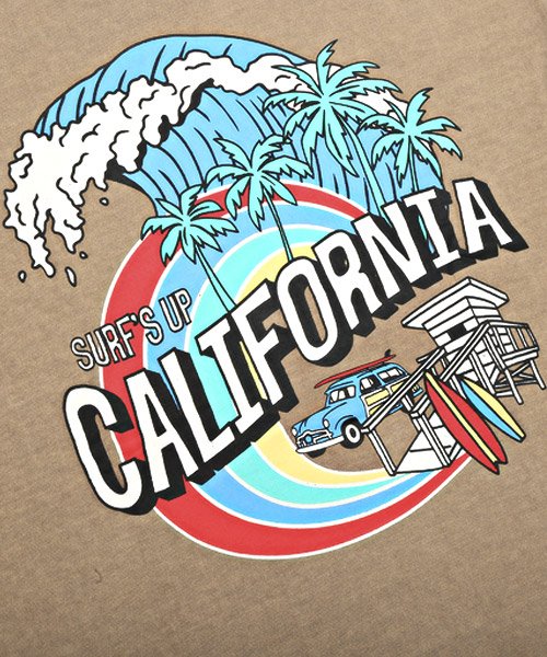 LUXSTYLE(ラグスタイル)/CaliforniaバックイラストプリントTシャツ/ Tシャツ メンズ 半袖 プリントTシャツ ロゴ イラスト サーフ/img19