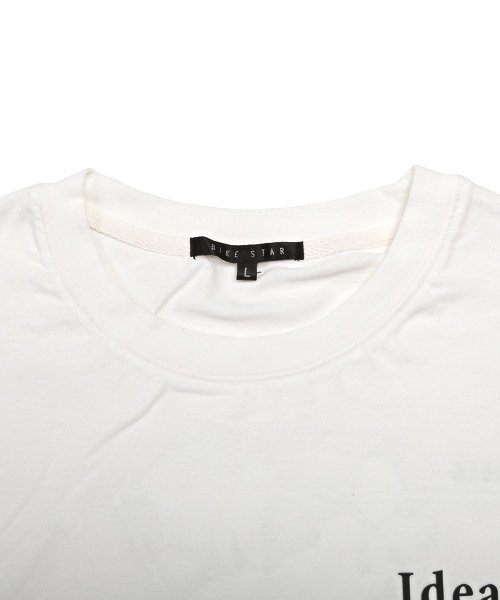 LUXSTYLE(ラグスタイル)/フラワープリント半袖ビッグTシャツ/Tシャツ 半袖 半袖Tシャツ 花柄 フラワー バックプリント メンズ/img12