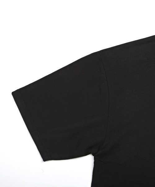 LUXSTYLE(ラグスタイル)/落書きロゴプリント半袖Tシャツ/Tシャツ メンズ 半袖 ロゴ プリント 落書き風 ペイント オーバーサイズ/img16