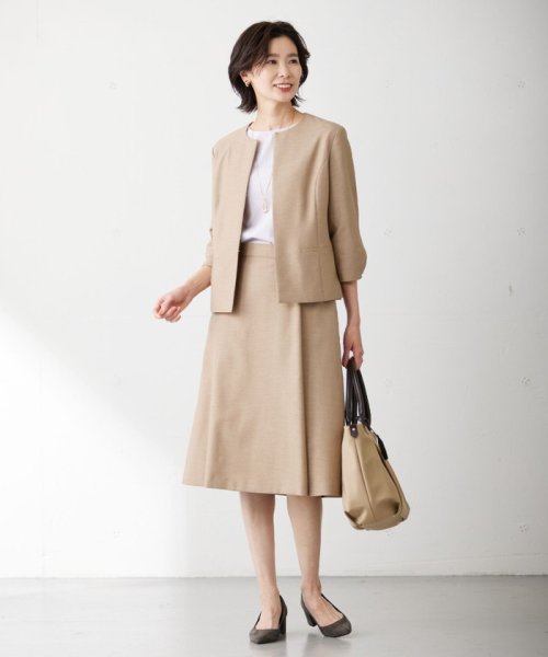 J.PRESS LADIES（LARGE SIZE）(J．プレス　レディス（大きいサイズ）)/【洗える】APESCO ストライプ ボリュームスリーブ ブラウス/img04