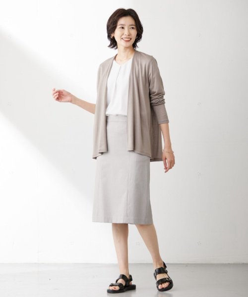 J.PRESS LADIES（LARGE SIZE）(J．プレス　レディス（大きいサイズ）)/【WEB限定カラーあり・UVカット・接触冷感】セルロースジャージー カーディガン/img07