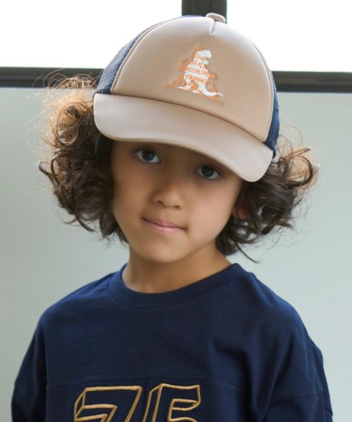 SHOO・LA・RUE(Kids) (シューラルーキッズ)/恐竜ロゴメッシュCAP/img11