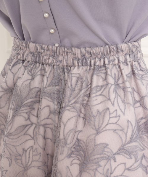 Couture Brooch(クチュールブローチ)/【新色追加！】チュール刺繍フレアスカート/img36