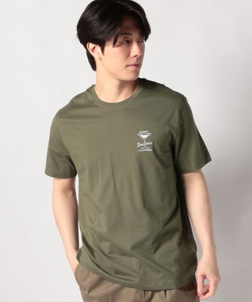 BENETTON (mens)(ベネトン（メンズ）)/ワンポイント刺繍デザイン半袖Tシャツ・カットソー/img10