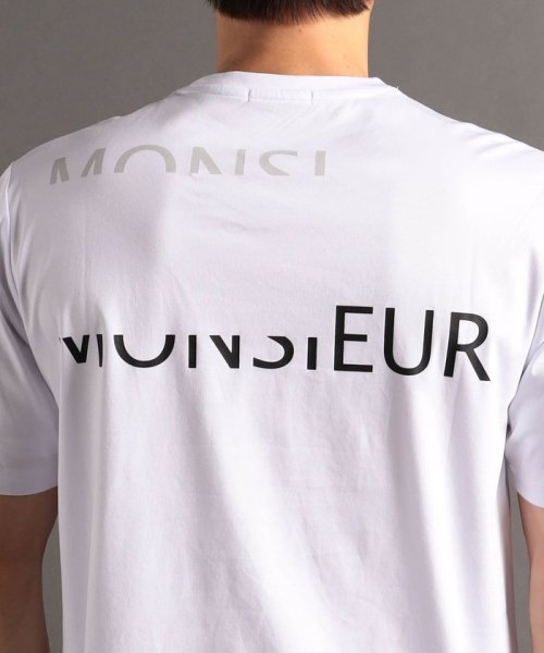 MONSIEUR NICOLE(ムッシュニコル)/バックロゴ グラフィックTシャツ/img10