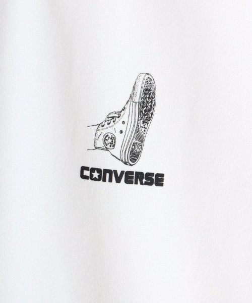 LAZAR(ラザル)/★【Lazar】CONVERSE/コンバース オーバーサイズ オールスター スニーカー ビッグプリント ロゴ ワンポイント刺繍 半袖Tシャツ/ドライ/UVカット/img13