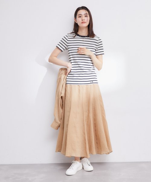 ROPE'(ロペ)/【PETIT BATEAU（プチバトー）×ROPE'】ラウンドネックTEE/img01