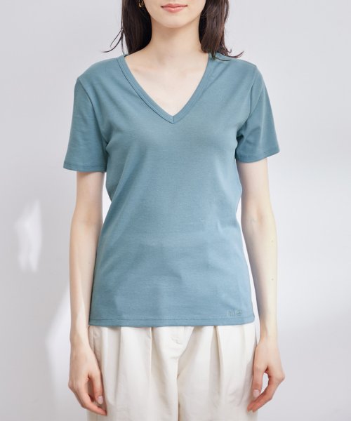 ROPE'(ロペ)/【PETIT BATEAU（プチバトー）×ROPE'】VネックTEE/img07