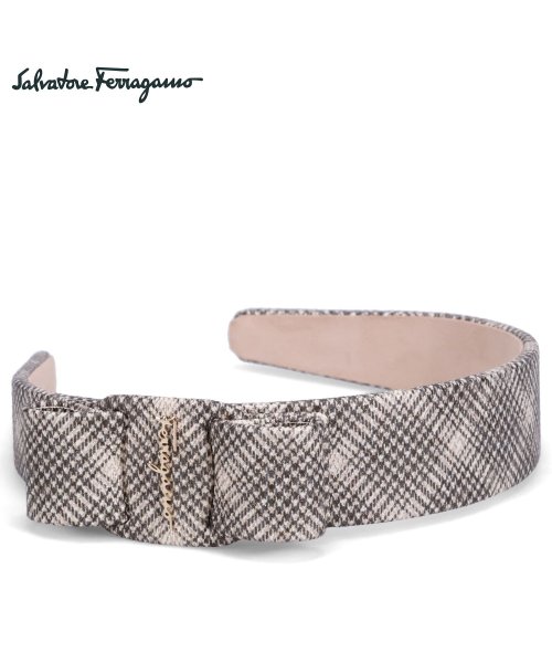 サルヴァトーレ フェラガモ Salvatore Ferragamo カチューシャ へアクセサリー レディース 幅広 リボン 大人 ベージュ 340275 75 サルヴァトーレ 75 NA2853325236(21689円)