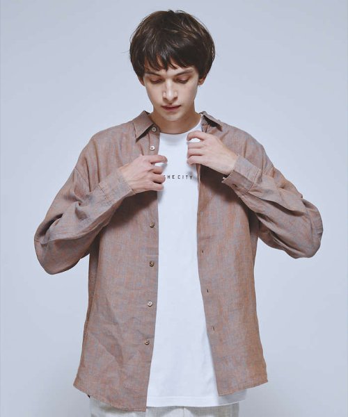 ABAHOUSE(ABAHOUSE)/【LUXE Linen Solaro】長袖 リネンシャツ/img17