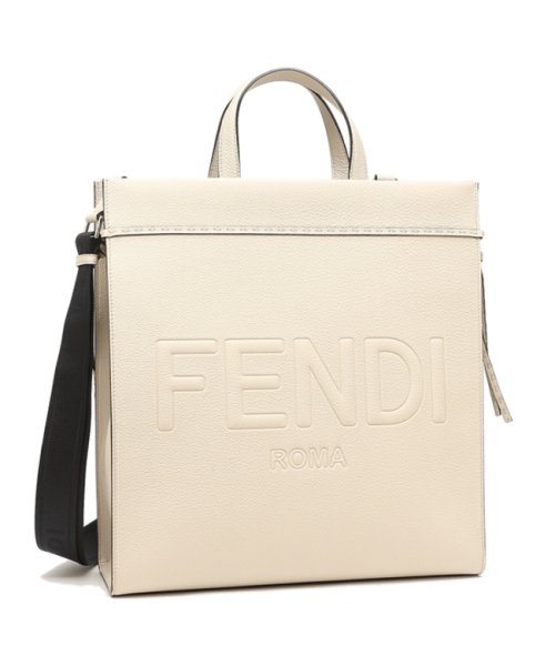 FENDI(フェンディ)/フェンディ トートバッグ ショルダーバッグ ゴー トゥショッパー Mサイズ ミディアム ホワイト レディース FENDI 7VA583 AMAC F0MU3/img01