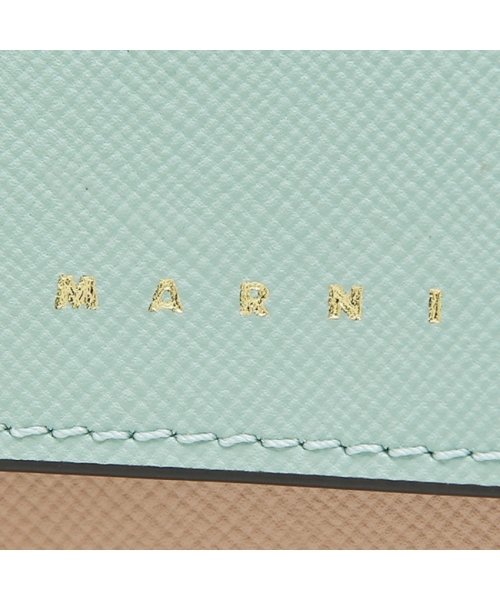 MARNI(マルニ)/マルニ 三つ折り財布 トランク トリフォールドウォレット ミニ財布 ブルー マルチ メンズ レディース MARNI PFMOW02U23 LV520 Z606M/img06