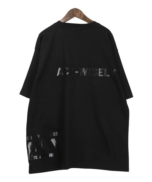 LUXSTYLE(ラグスタイル)/ポンチ光沢ロゴプリント半袖ビッグTシャツ/Tシャツ メンズ レディース 半袖 半袖Tシャツ ビッグシルエット/img11