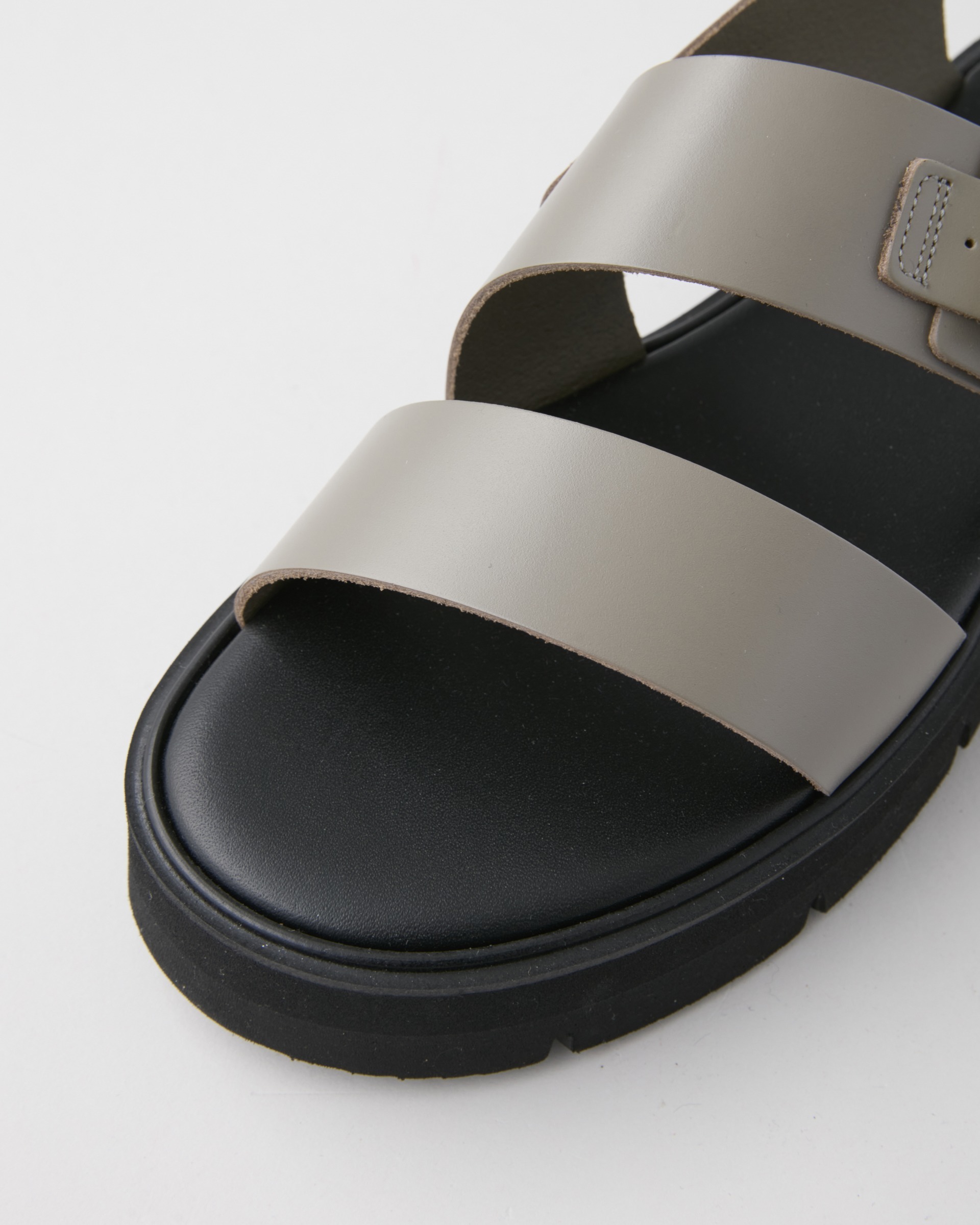 9月中値下げ BEAUTIFUL SHOES S.S. BELT SANDALS BEAUTIFUL SHOES】SS BELT SANDALS(GLOXI CUT THICK SOLE) BLACK