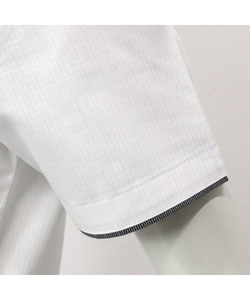 TOKYO SHIRTS(TOKYO SHIRTS)/【透け防止】 スキッパー衿 半袖 形態安定 レディースシャツ/img04