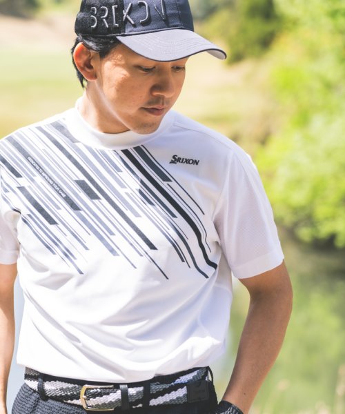 SRIXON(スリクソン)/〔エアスルー〕【香妻プロ共同開発】バイアスプリントモックネックシャツ【アウトレット】/img13