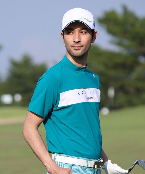 le coq sportif GOLF (ルコックスポルティフ（ゴルフ）)/EXcDRYモックネック半袖シャツ (吸汗速乾/ストレッチ/UV CUT(UPF50+)/高速ドライ/EXcDRY D－Tec（エクシー【アウトレット】/img04