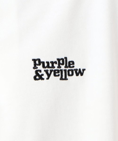 Purple & Yellow(パープル＆イエロー)/ハーフジップ ５分袖プルオーバー/img39