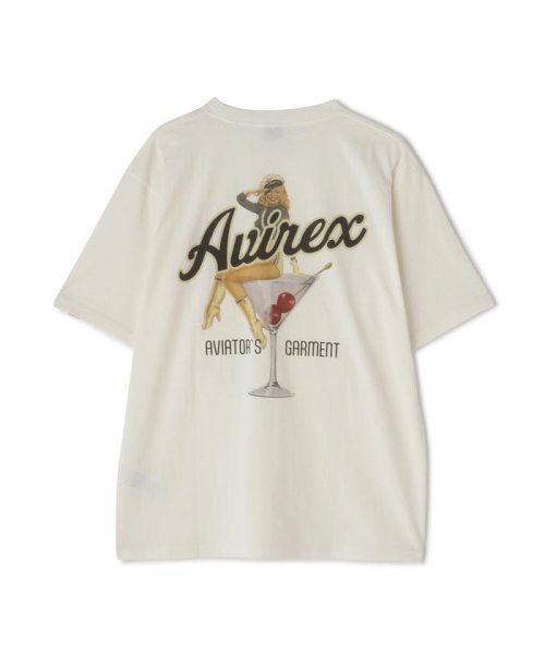 AVIREX(AVIREX)/《WEB&DEPOT限定》COCKTAIL LOGO PIN－UP SHORT SLEEVE T/Tシャツ/img24