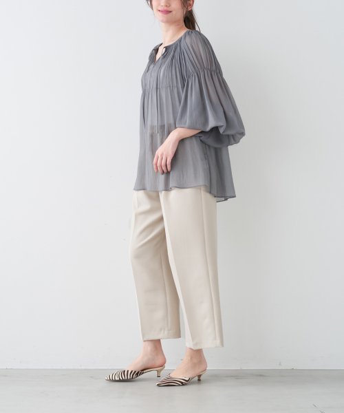 MICA&DEAL(マイカアンドディール)/pleats blouse/img11
