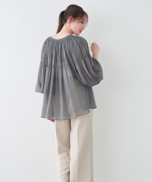 MICA&DEAL(マイカアンドディール)/pleats blouse/img12