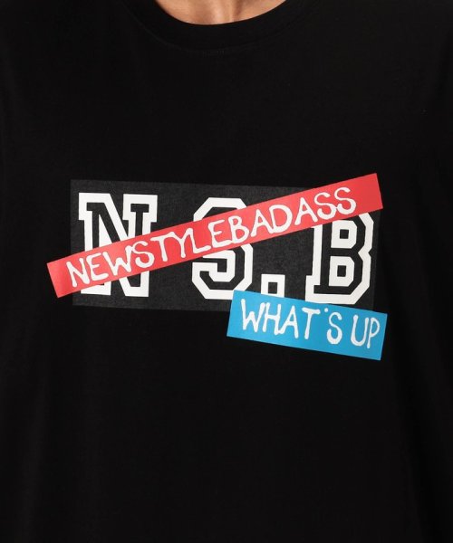 ns.b(エヌエスビー)/【NS.B（エヌエスビー）】/BOXロゴハードラバープリントTシャツ/img05
