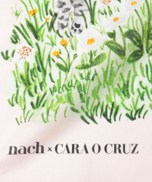 CARA　O　CRUZ(キャラ・オ・クルス)/フラワーキャットハンカチスカーフ【nach】/img07