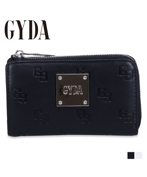 GYDA(ジェイダ)/GYDA ジェイダ キーケース キーホルダー レディース 6連 L字ファスナー KEY CASE ブラック ホワイト 黒 白 GY－W103/img01
