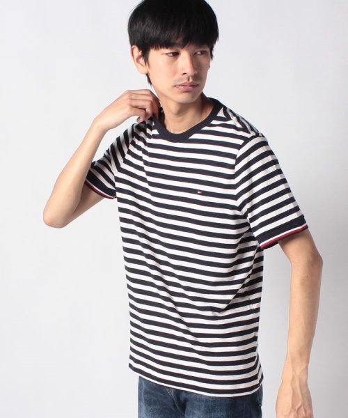 TOMMY HILFIGER(トミーヒルフィガー)/NATURAL TECH STRIPED TEE/img01