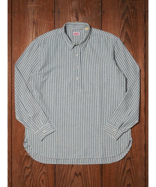 Levi's(リーバイス)/LEVI'S(R) VINTAGE CLOTHING ポップオーバー サンセットシャツ CLASSIC ブルー ECRU/img11