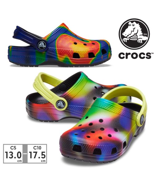 crocs(クロックス)/クロックス crocs キッズ 207588 クラシック ソーラライズド クロッグ トドラー 0C4 089/img01