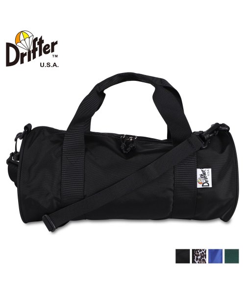 Drifter(ドリフター)/Drifter ドリフター バッグ ショルダーバッグ ボストン ダッフル メンズ レディース DRUM BAG M ブラック ブルー グリーン レオパード 黒 /img01