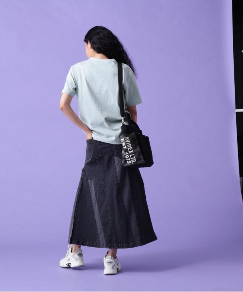 AVIREX(AVIREX)/REMAKE STERETCH DENIM SIDE FLARE SKIRT/img03