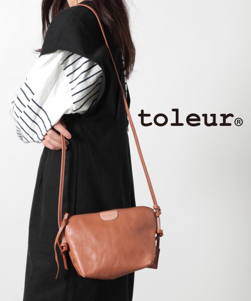 toleur(toleur)/【toleur / トーラ】カウレザー ミニサコッシュ ショルダーバッグ 本革 牛革 ギフト 贈り物 プレゼント 11814/img10