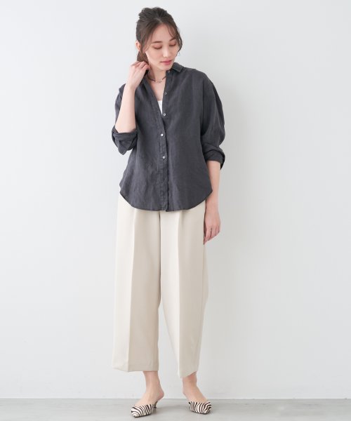 MICA&DEAL(マイカアンドディール)/【セットアップ対応商品】washed linen shirt/img01