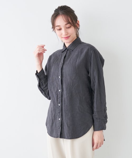 MICA&DEAL(マイカアンドディール)/【セットアップ対応商品】washed linen shirt/img05