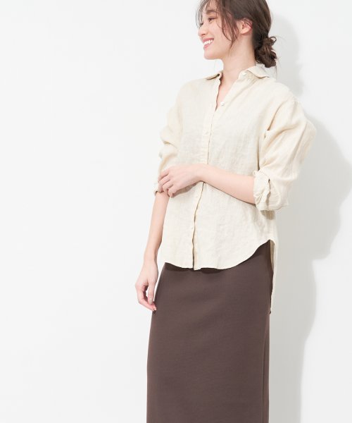 MICA&DEAL(マイカアンドディール)/【セットアップ対応商品】washed linen shirt/img10