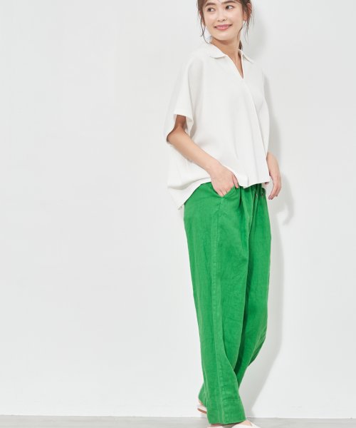 MICA&DEAL(マイカアンドディール)/【セットアップ対応商品】washed linen pants/img38