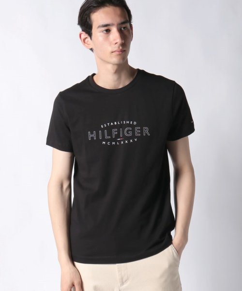 TOMMY HILFIGER(トミーヒルフィガー)/カーブロゴTシャツ/img17