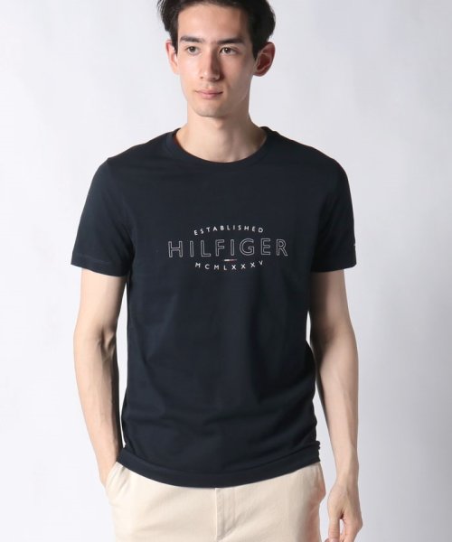 TOMMY HILFIGER(トミーヒルフィガー)/カーブロゴTシャツ/img18