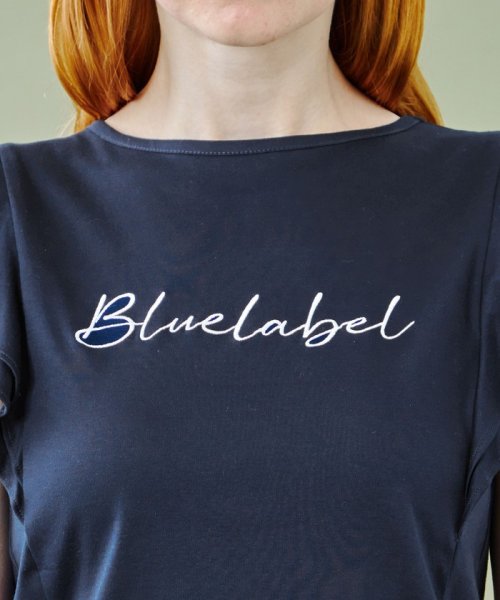 BLUE LABEL CRESTBRIDGE(BLUE LABEL CRESTBRIDGE)/【オンラインストア限定】バイオシルケットスムースフリルスリーブロゴTシャツ/img10