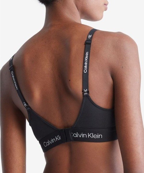 Calvin Klein(カルバンクライン)/【CALVIN KLEIN / カルバンクライン】ブラジャー フロントロゴ アンダーウェア 見せブラ スポーツブラ  下着 QF7218/img02