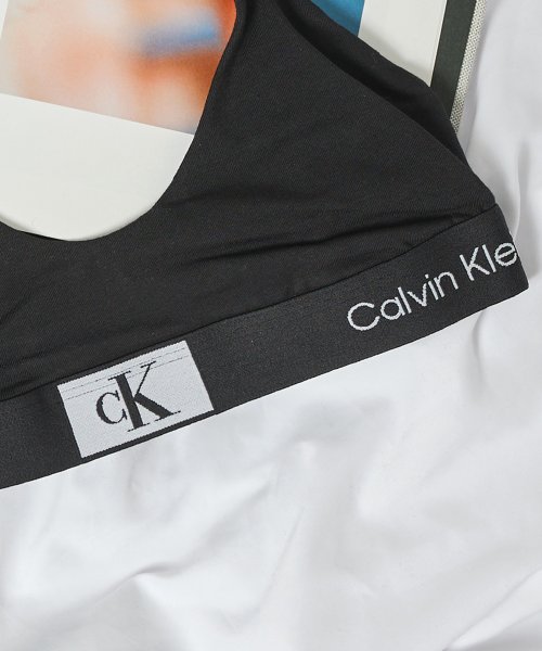 Calvin Klein(カルバンクライン)/【CALVIN KLEIN / カルバンクライン】CK アンダーウェア フロントロゴ ブラジャー 見せブラ スポーツブラ 下着 QF7216/img03